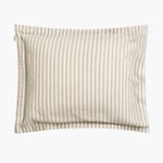 Raidallinen Cotton Linen Stripe tyynyliina oat beige 50X60, Gant — kuva 1