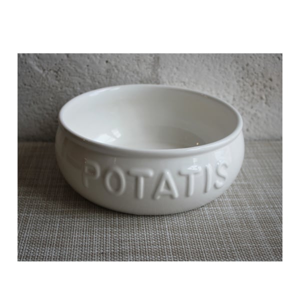 Kulho Potatis valkoinen Bruka Design