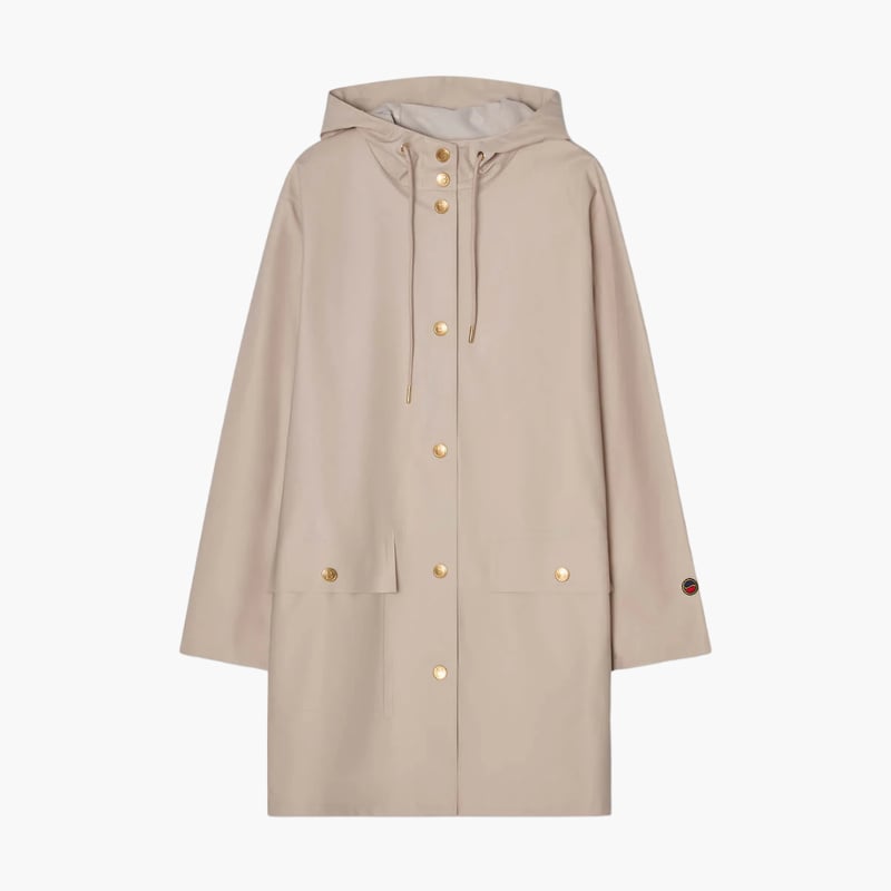 Britte raincoat sadetakki light beige, Busnel