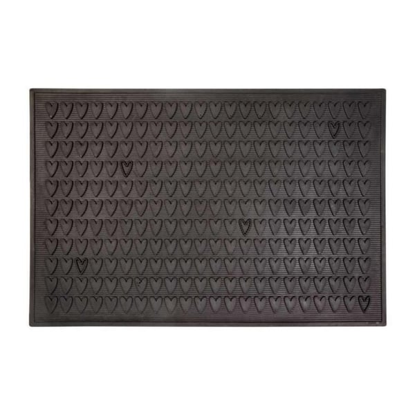 Rubber Doormat Hearts 90X60 Dixie 