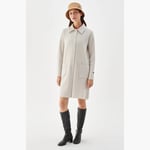 Lilli coat villaneuletakki silver birch, Busnel — kuva 3