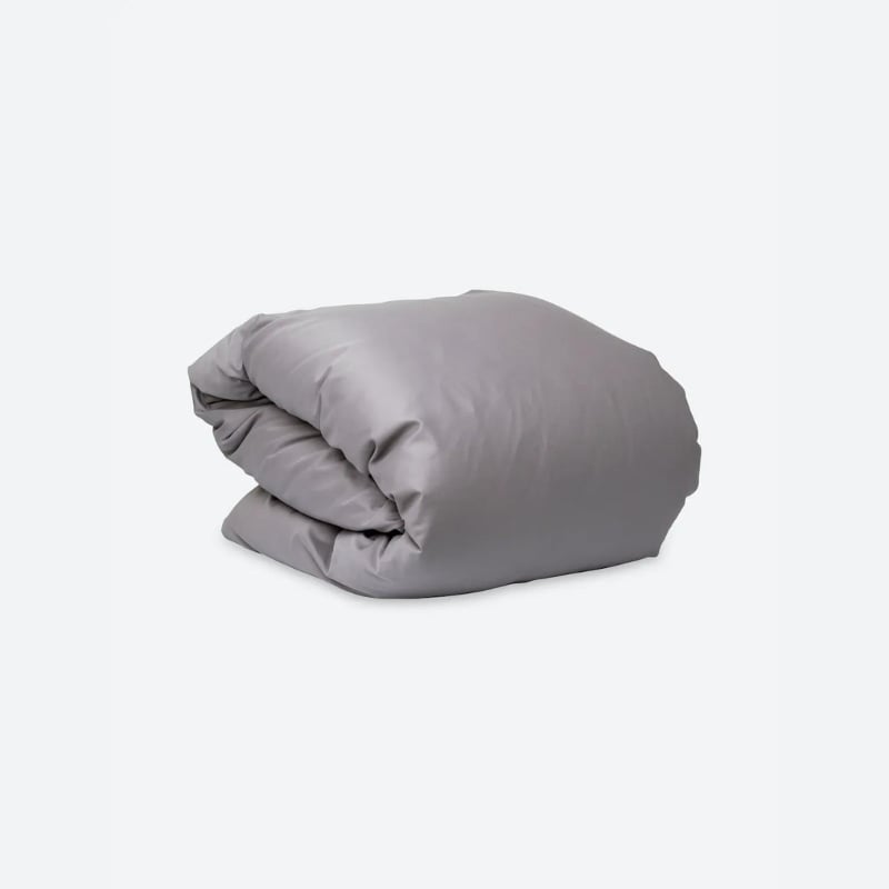 Satina Duvet Cover 150x210 grey Mille Notti 