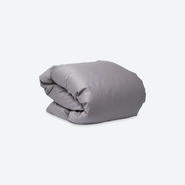 Satina Duvet Cover 150x210 grey Mille Notti 