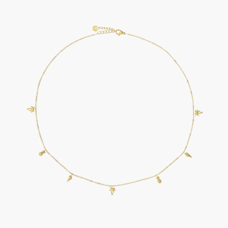 Tropic Necklace gold Edblad 