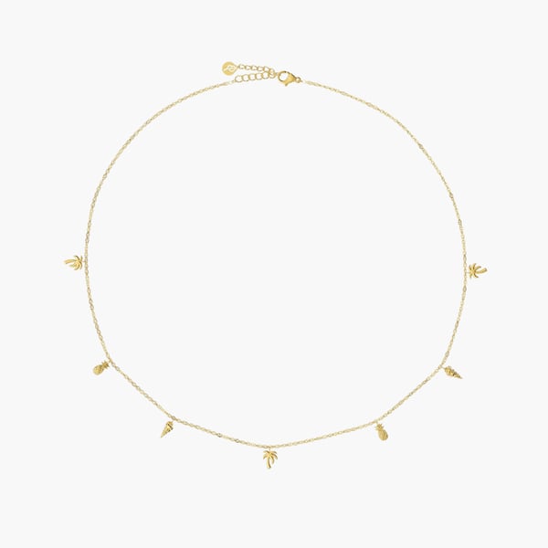 Tropic Necklace gold Edblad 