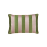 Cushion Cover Stripe Embroidery fern Bungalow  — kuva 1