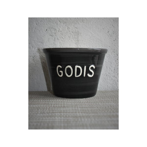 Kulho Godis musta Bruka Design