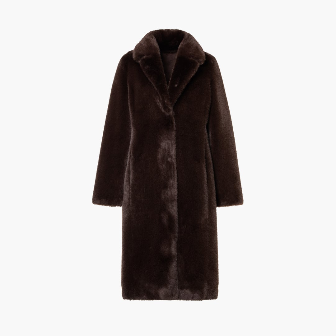 Coby Coat tekoturkistakki dark chocolate Beaumont  — kuva 1