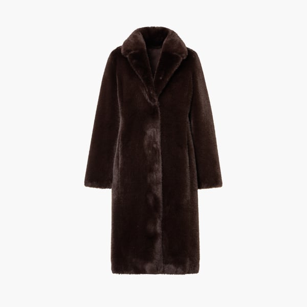 Coby Coat tekoturkistakki dark chocolate Beaumont