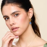 Sugar Drop Blue -korvakorut, Annele — kuva 3