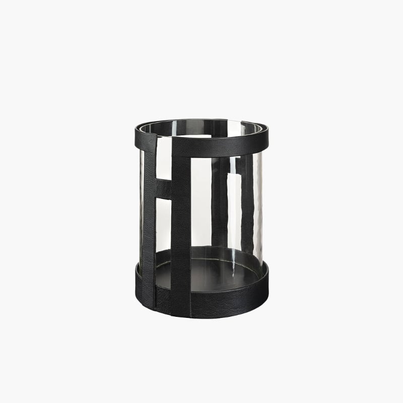Santino Lantern black Artwood 