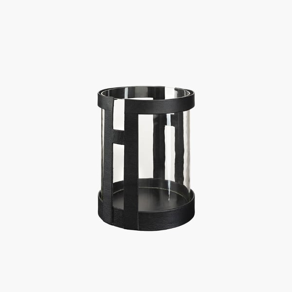 Santino Lantern black Artwood 