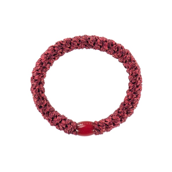 Kknekki red glitter hiuslenkki