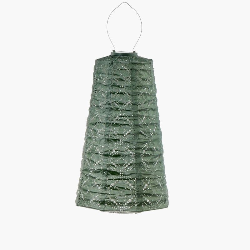 Vaaleanvihreä aurinkokennolyhty Mandela Lampshade 28Ø, Lumiz