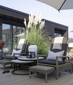 Tampa Sunchair grey Incl. Cushion Artwood  — kuva 2