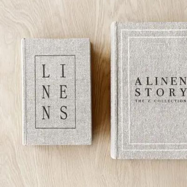 Coffee Table Book / Box S Linen 