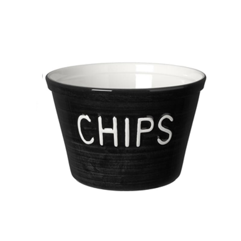 Kulho Chips musta Bruka Design