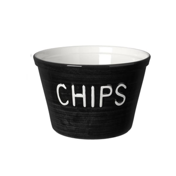 Kulho Chips musta Bruka Design