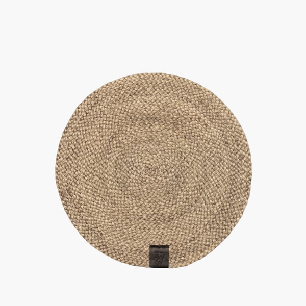 Hemp Tablet Round natural Artwood 