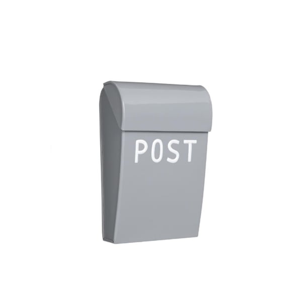 Postilaatikko mini harmaa Bruka Design