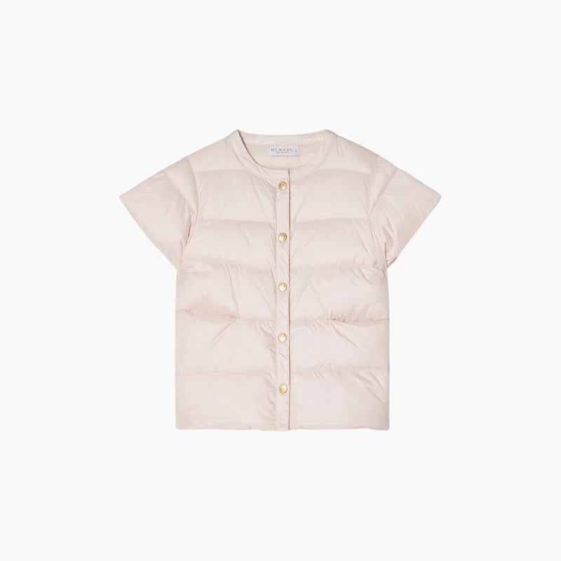 Indie short sleeved down vest liivi light rose, Busnel