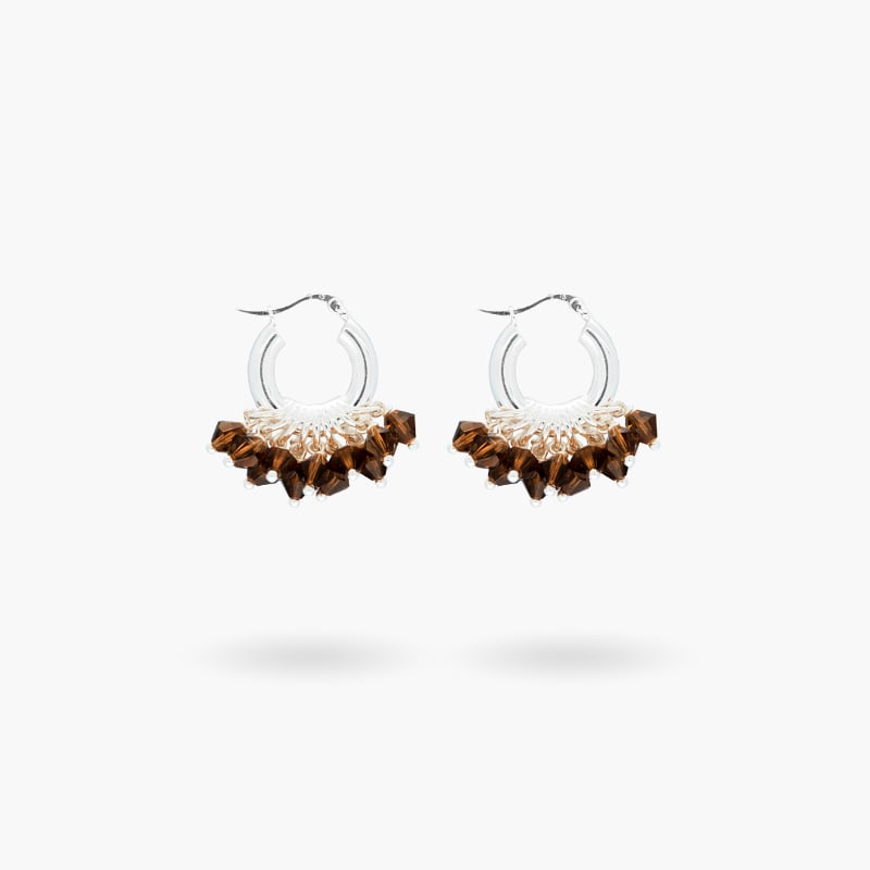 Mini Chocolicious Earring in silver Annele 