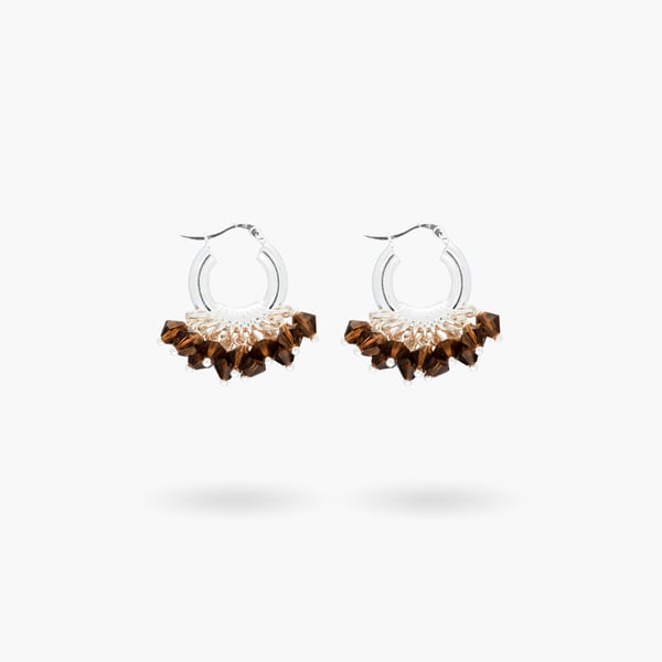 Mini Chocolicious Earring in silver Annele 