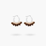 Mini Chocolicious Earring in silver Annele  — kuva 1