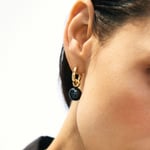 Aura hoops L korvakoru musta, Edblad — kuva 2