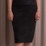 Kaia Brushed Cashmere Skirt black Original Story  — kuva 2