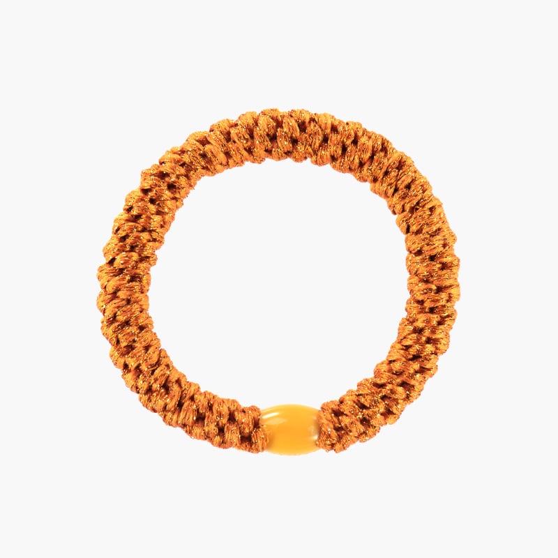 Kknekki orange glitter hiuslenkki