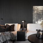 Hunter Pouf Side Table black oak Artwood  — kuva 2