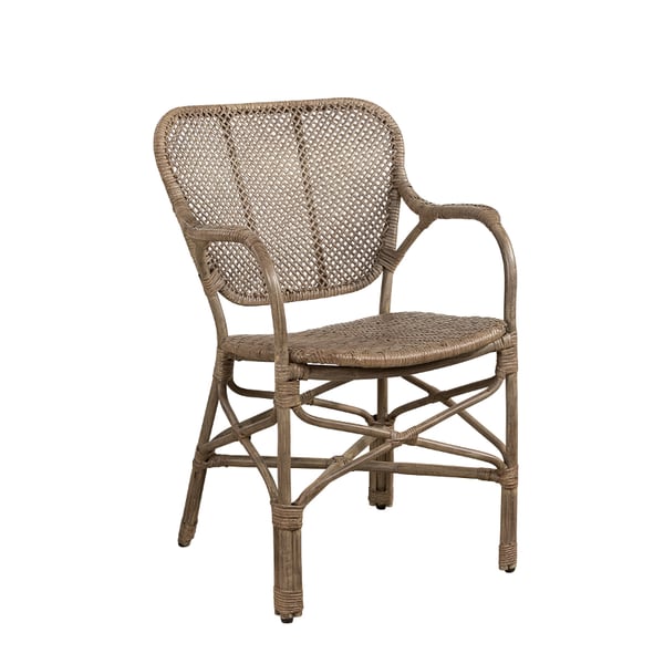Bistro Dining Armchair antique grey Artwood