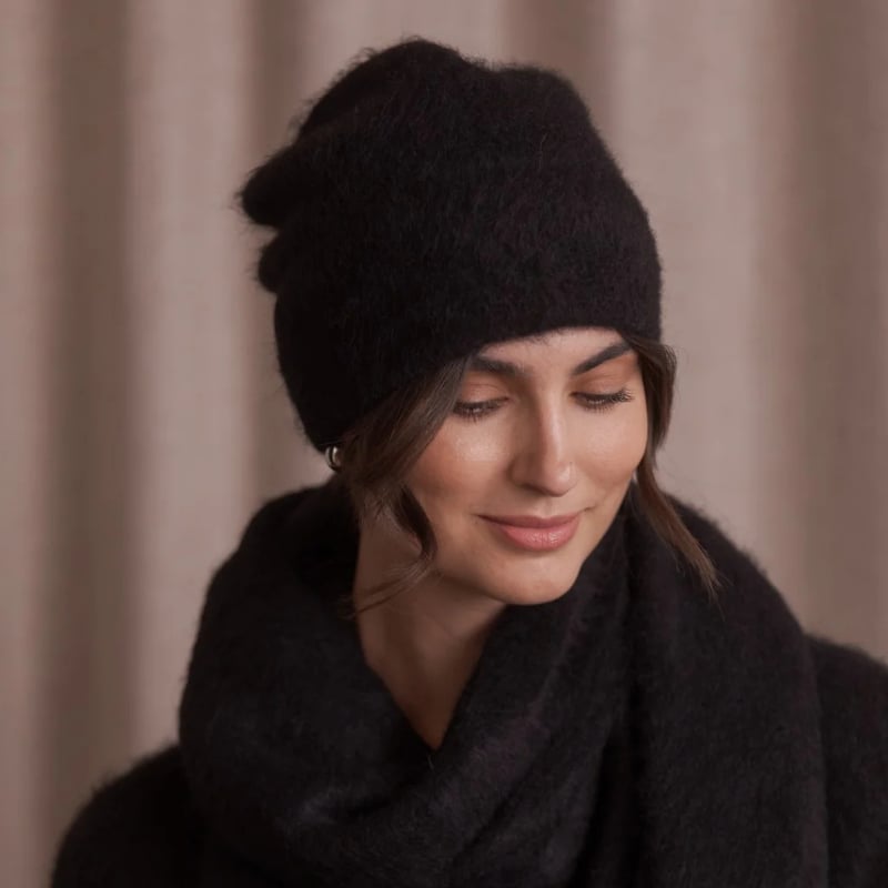 Alpaca Blend Beanie black Original Story 