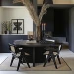 St. Moritz Dining Armchair black Riviera Maison  — kuva 5