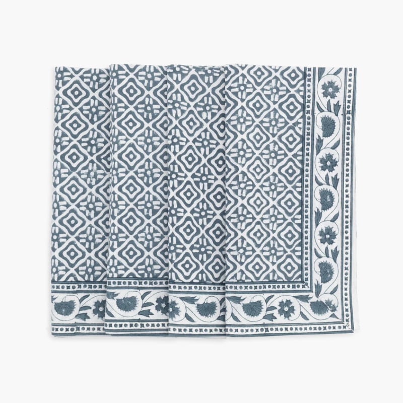 Simmi true blue-lautasliinat, 4 kpl 50x50cm, Chamois