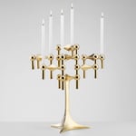 STOFF Nagel Candle Stand 3 pieces brass — kuva 2