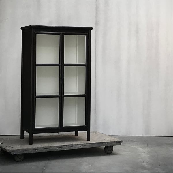 Kim Small Cabinet black / middle white Noori Objects 