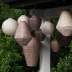 Punaruskea Mocha Mousse aurinkokennolyhty Balloon Folia 20Ø, Lumiz — kuva 2