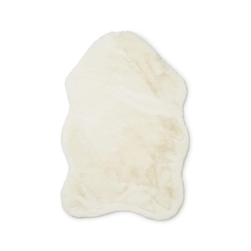 Fluffy Rug ivory Skinnwille