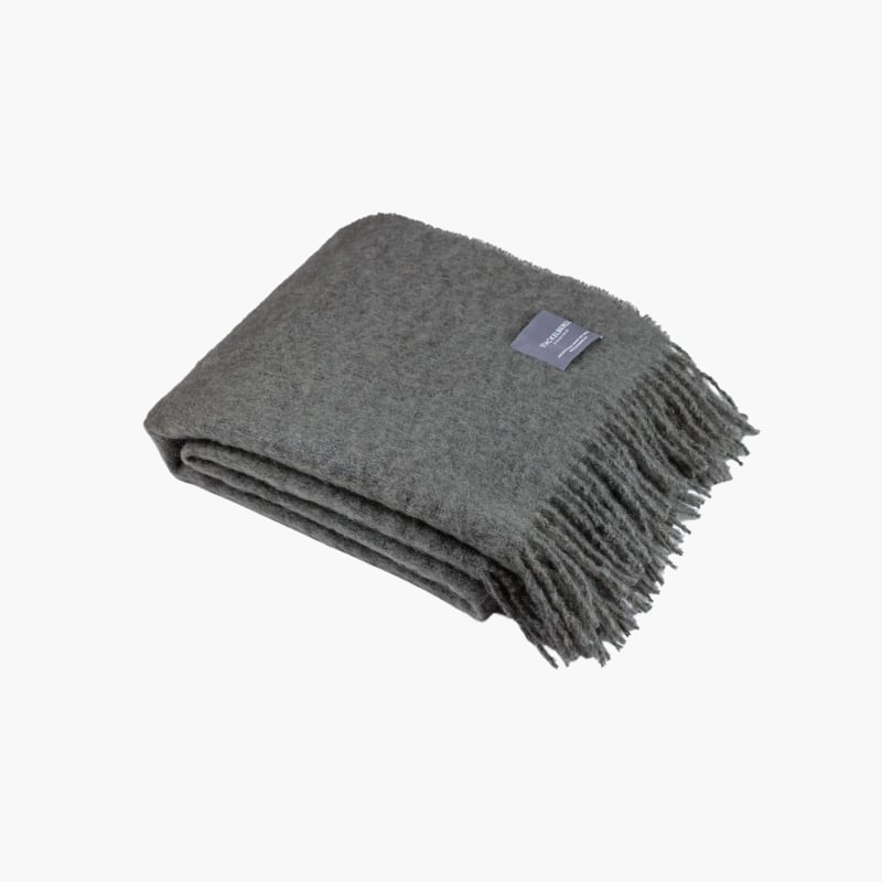 Mohair Blanket green marble Stacklebergs 