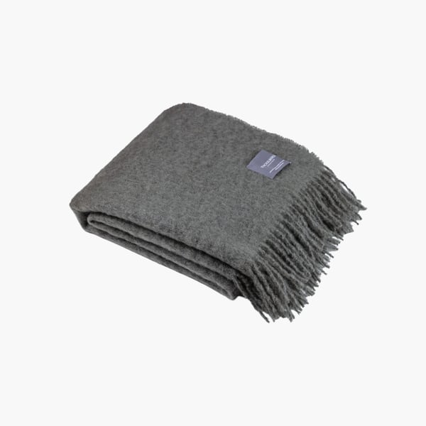 Mohair Blanket green marble Stacklebergs 