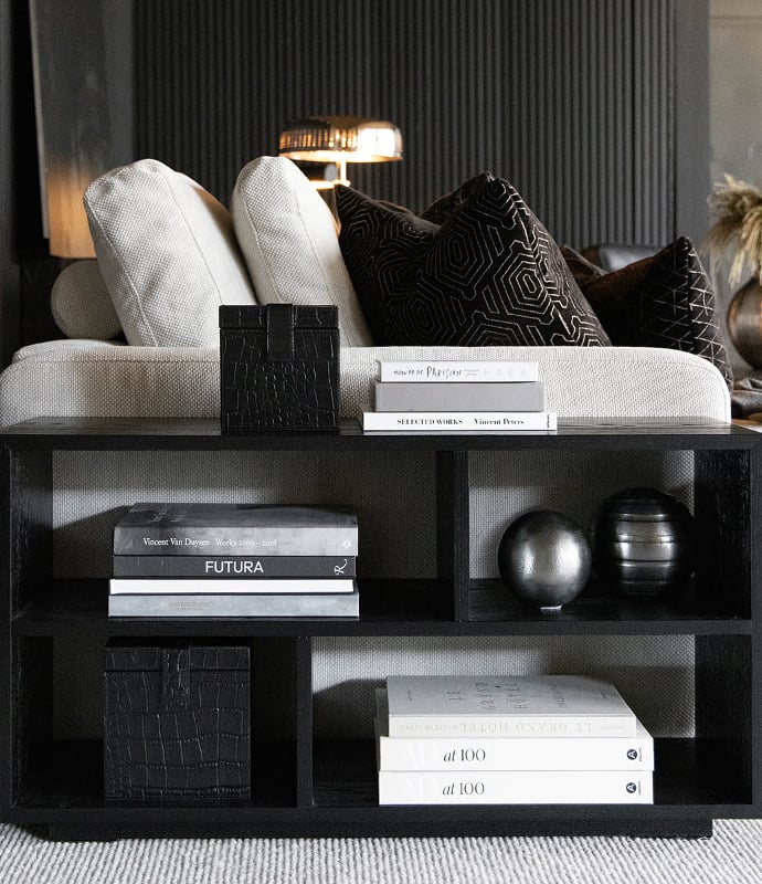 Marcello Box L black croco Artwood  — kuva 2
