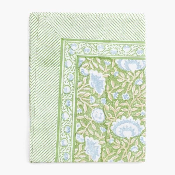 Mathilde Green -pöytäliina 210x210cm, Chamois