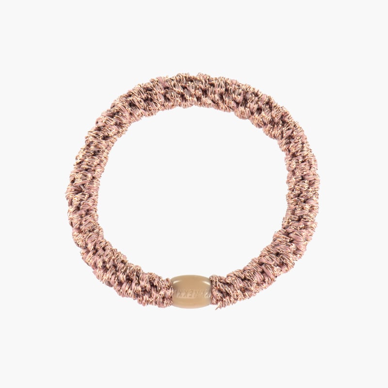 Kknekki dusty pink glitter hiuslenkki