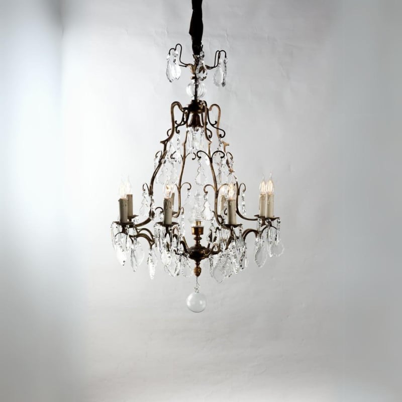 Adel Chandelier brass 