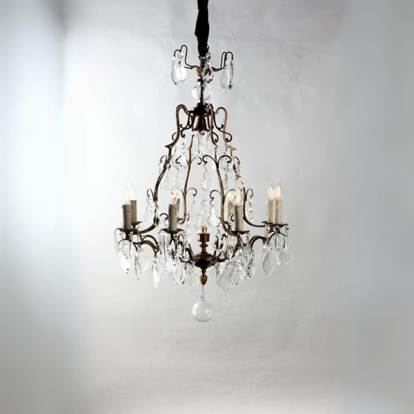 Adel Chandelier brass 
