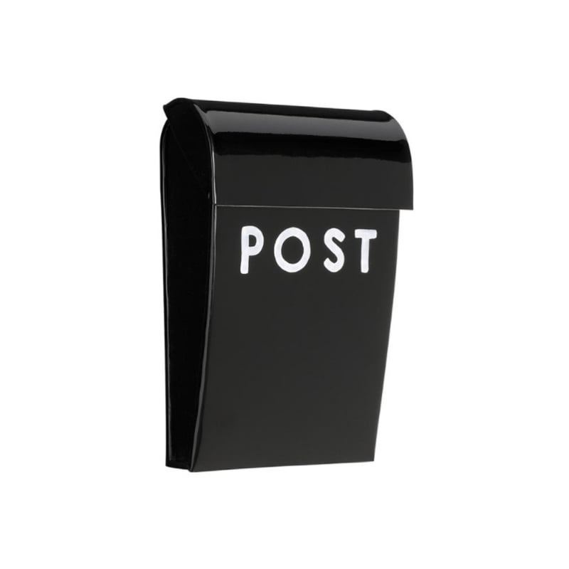 Postilaatikko mini musta Bruka Design