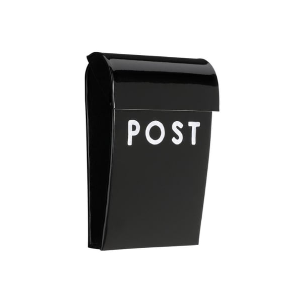 Postilaatikko mini musta Bruka Design