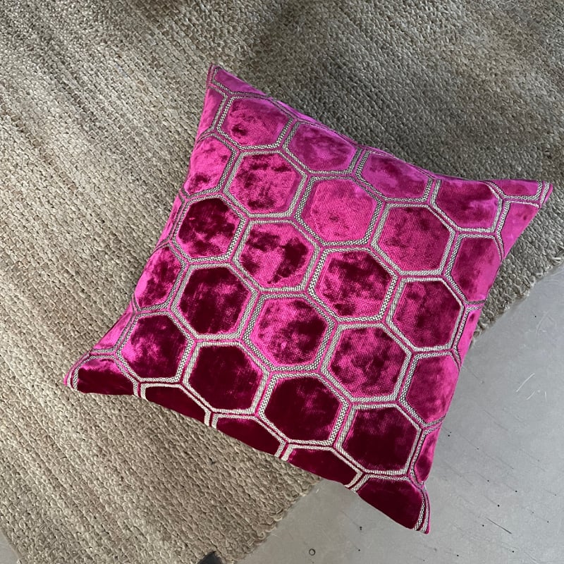 Manipur Cushion Cover 50x50 fuchsia 